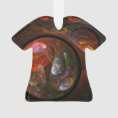 Fluid Connection Abstrait Art Acrylique Chemise (dos)