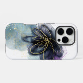 Fluid Flower Art iPhone Hoesje (Achterkant horizontaal)