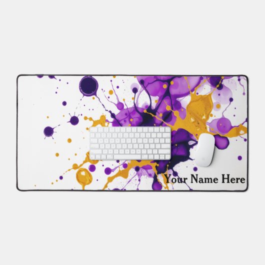 Fluid Ink Gold Marble Modern (Clavier et souris)