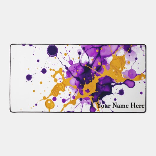 Fluid Ink Gold Marble Modern (Recto)