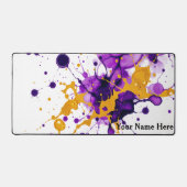 Fluid Ink Gold Marble Modern Bureaumat (Voorkant)