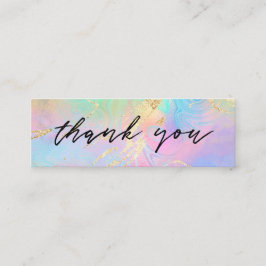 Fluid Marble-kortingskaart Mini Visitekaartje