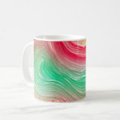 Fluid Marble Line Art Mug Koffiemok (Voorkant links)