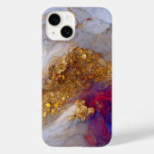 Fluid Paarse en Blue Fusion Case-Mate iPhone Case (Achterkant)