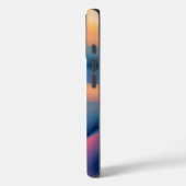 Fluid Wave Sunset Abstract Case-Mate iPhone Case (Achterkant / Links)