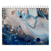 Fluide Acrylique Peintures Abstraites Calendrier d (Protection)