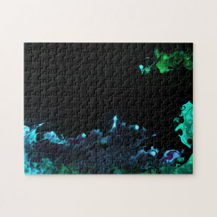 Fluide fumée flamme puzzle puzzle