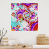 Fluidike Ingebouwde dubbele Helix V1 Art Print (Keuken)