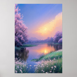 Fluisteren van de rustige avond poster