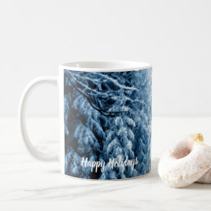 Fluisteren van de winter koffiemok
