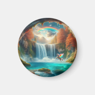 Fluisteren van Fantasy: Eenhoorn's Cascade in de h Magneet