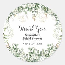 Fluisteren van Natuur: Botanische Bliss Vrijgezell Ronde Sticker