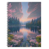 Fluisteren van vrede in de stormachtige wildernis notitieboek (Voorkant)