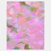 Fluisterend in roze fleece deken (Voorkant)