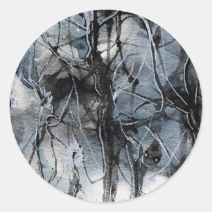 Fluisterend Ronde Sticker