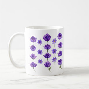 Fluisterende Paarse Bloesems Koffiemok