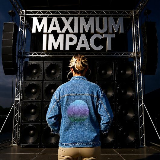 fluisterende pastelvallei denim jacket