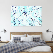 Fluisterende Rozen Canvas Afdruk (Insitu (Slaapkamer))