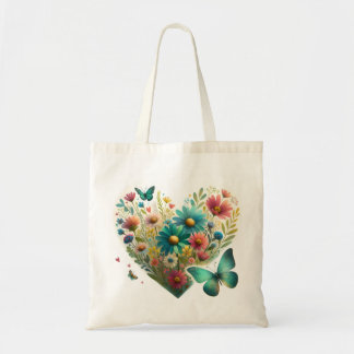Fluisterende Wildbloemvlinders Botanisch Tote Bag