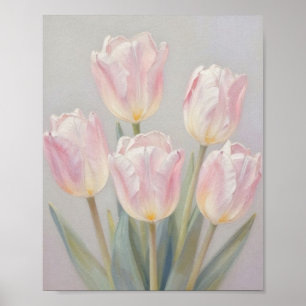 Fluisterende Zijde: Een Studie van Lichtgevende Tu Poster