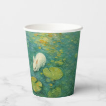 Fluisteringen bij de vijver – Black Cat Paper Cup