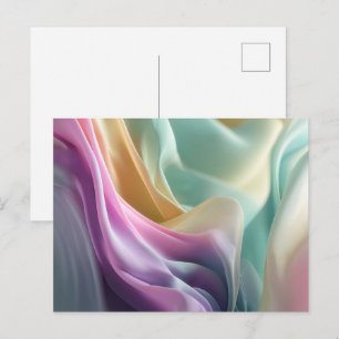 Fluisteringen in Pastelbeweging Briefkaart