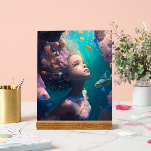 Fluisteringen onder de golven acryl bord (Huwelijk)