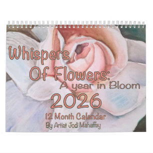 Fluisteringen van bloemen: een jaar in bloeikalend kalender