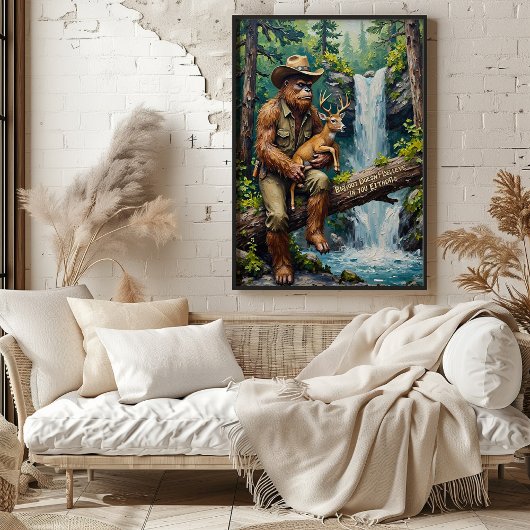 Fluisteringen van de Wildernis:Bigfoot en het Vert Poster