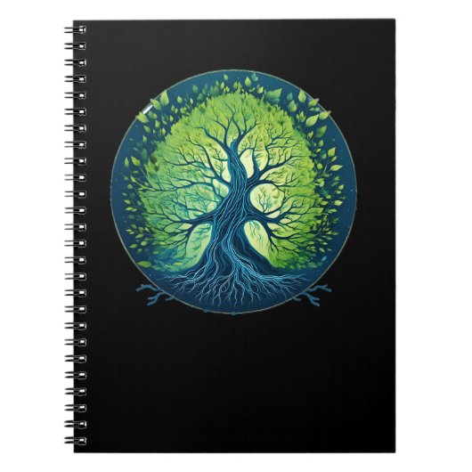 Fluisteringen van de wind: de essentie van de boom notitieboek (Voorkant)