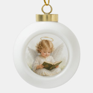 Fluisteringen van engelen -Amara Sweatshirt Keramische Bal Ornament