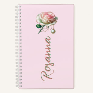Fluisteringen van juni – Rose & Pearl bladwijzer Notitieboek
