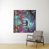 Fluisteringen voorbij de boog wandkleed (In Situ (horizontaal))