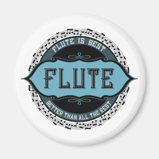 Fluit Beste Muziek Nota Cirkel Magneet