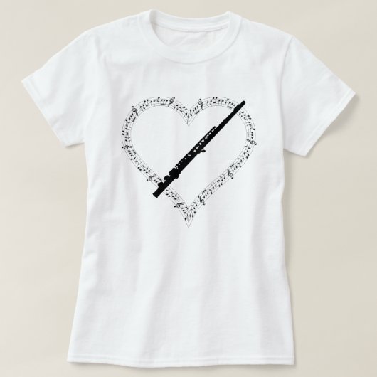 Fluit Hart Shirt (Design voorkant)