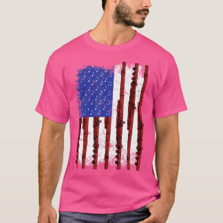 Fluit nieuwigheden Fluit Tshirt 4th of July March