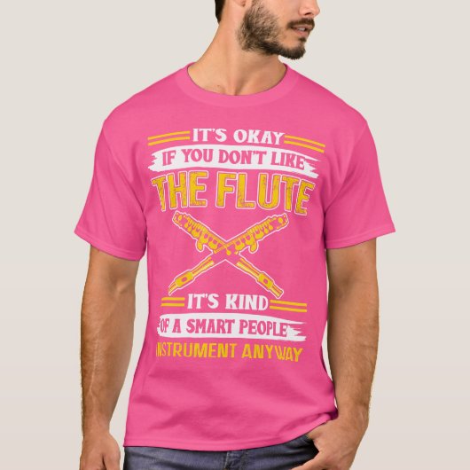 Fluit Shirt Grappig Ik hou van de fluit (Voorkant)