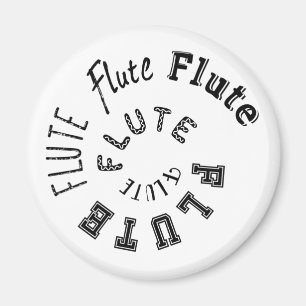 Fluit Spiraaltekst Magneet