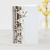 Fluit Wenskaart Kaart (Gele Bloem)