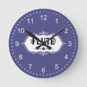 Fluitembleem Ronde Klok (Voorkant)