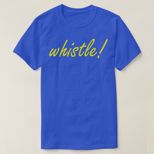 fluiten t-shirt (Design voorkant)