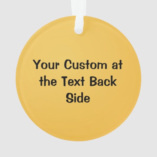 Fluitend gezicht met lachende ogen Ornament (achterkant)