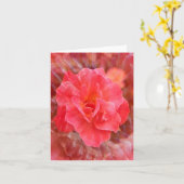 Fluitende bloemblaadjes..... kaart (Gele Bloem)