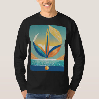 Fluitende vleugels: artistieke vlinder vleugelpatr t-shirt