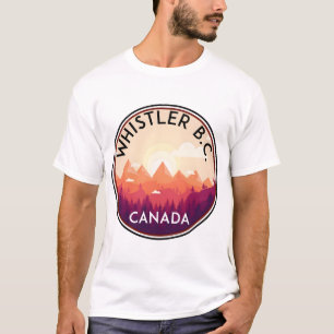 FLUITIST BRITSE KOLONIE CANADA SKIËN SNEEUWBORDR T-SHIRT
