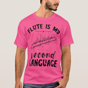 Fluitist Muziekinstrument Flu T-shirt