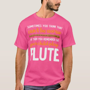 Fluitist Orkestspeler Marching Band Musician Fu T-shirt