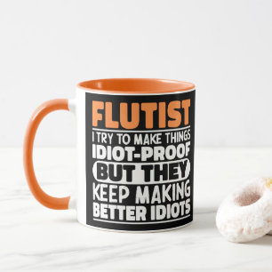 Fluitist probeert dingen grappig te maken Fluitspe Mok
