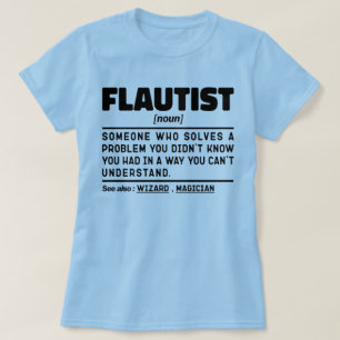 Fluitist Zelfstandig naamwoord Definitie Professio T-shirt