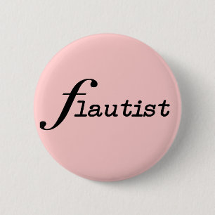 fluitiste ronde button 5,7 cm